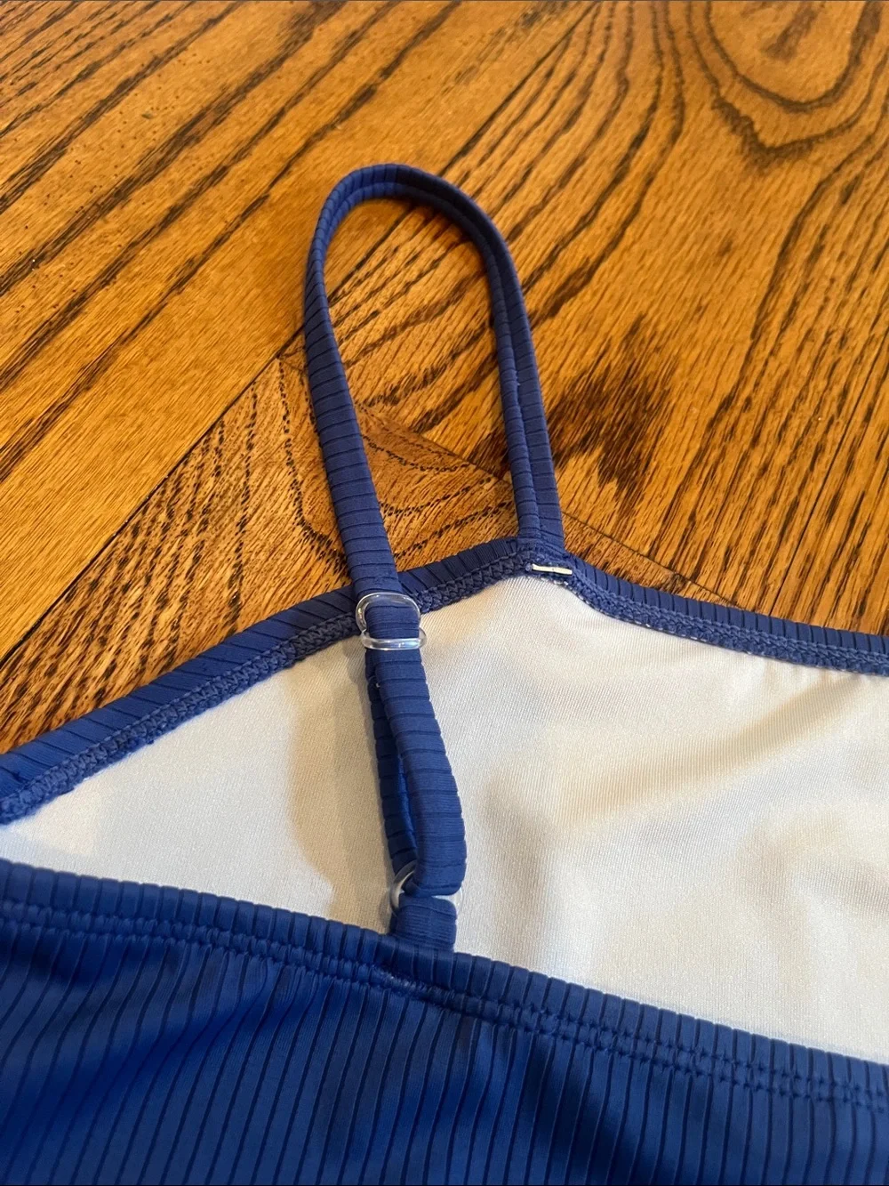 Old Navy Girls' Royal Blue Ribbed One-Piece Swimsuit